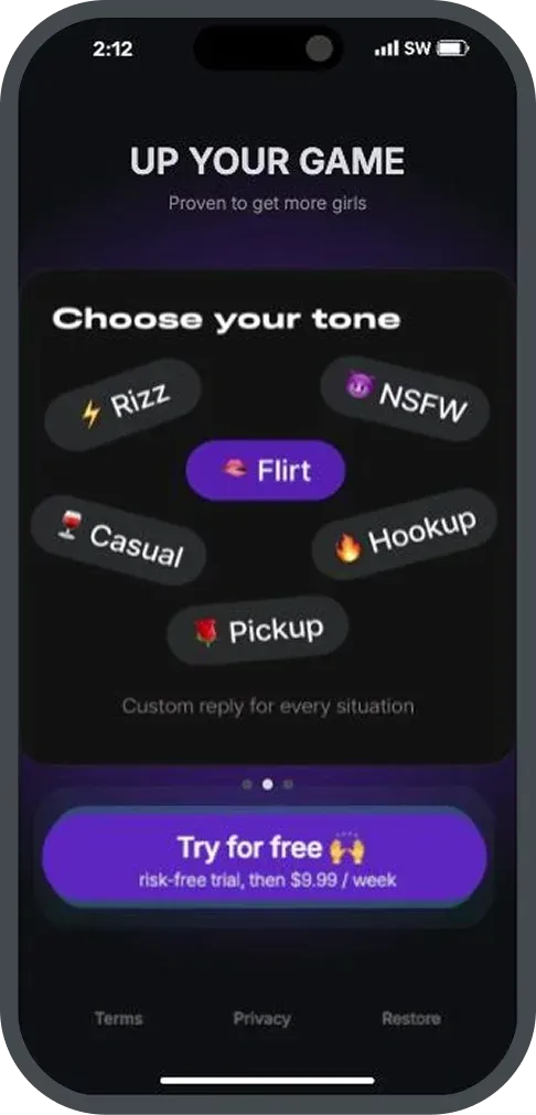 Flirt AI paywall