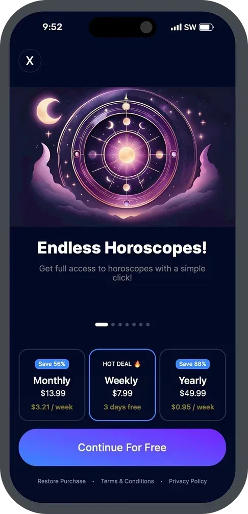 Daily Horoscope paywall