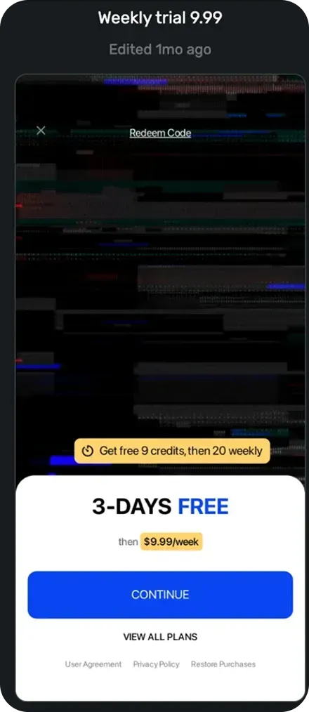 LookLab AI paywall